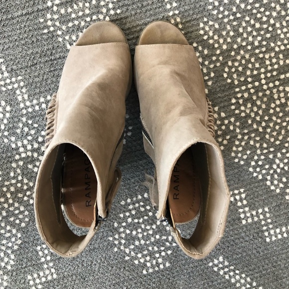 Rampage size 9.5 open toe booties - Picture 3 of 6